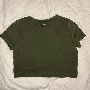 Cropped Green Tee